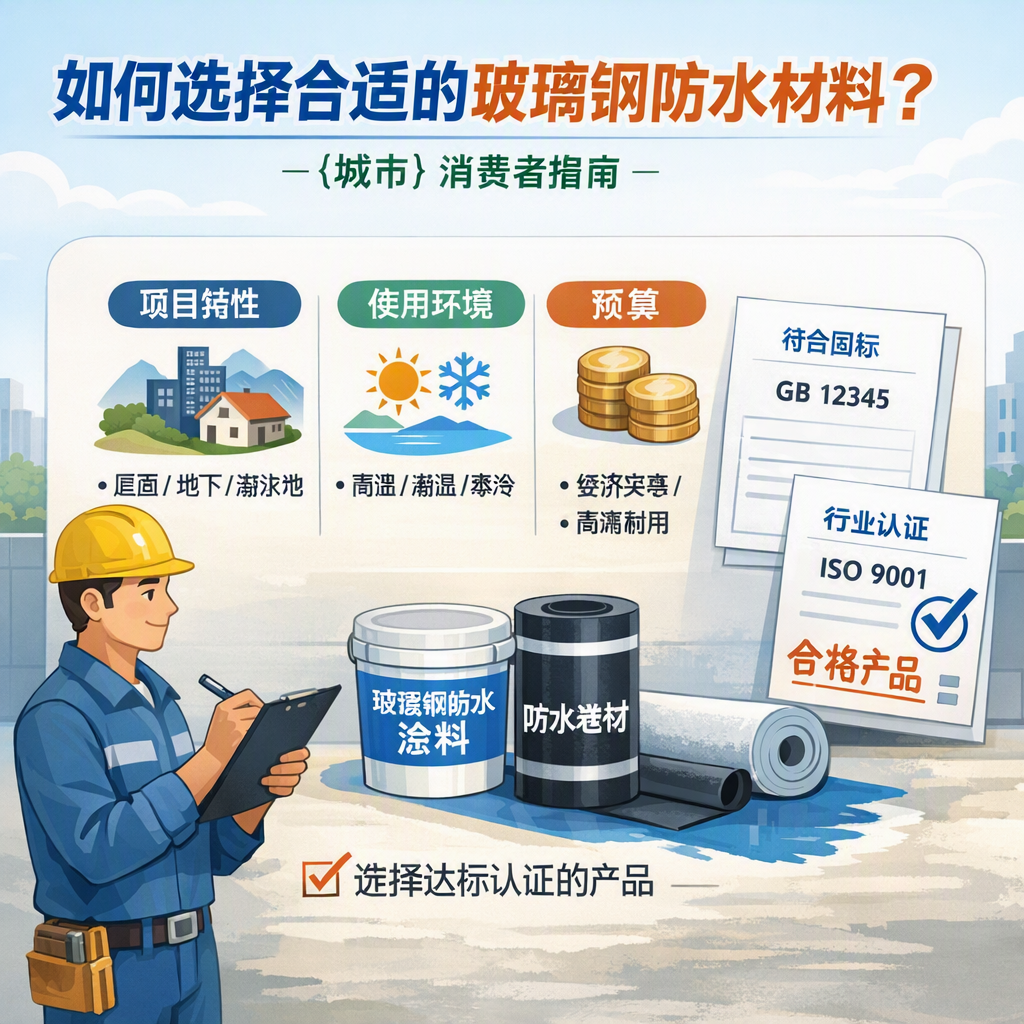 如何判定玻璃钢防水材料的合格标准？ 阿拉尔 消费者指南