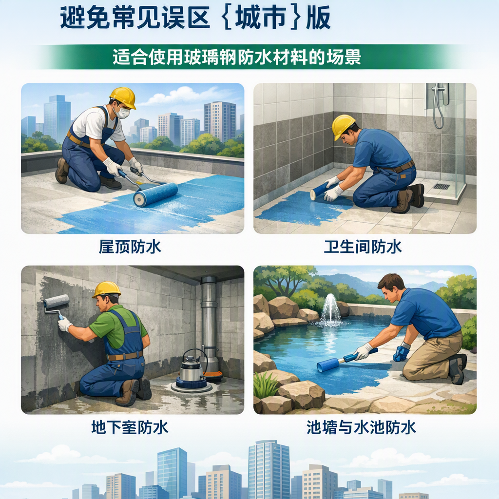 玻璃钢防水材料施工注意事项，避免常见误区 阿拉尔 版