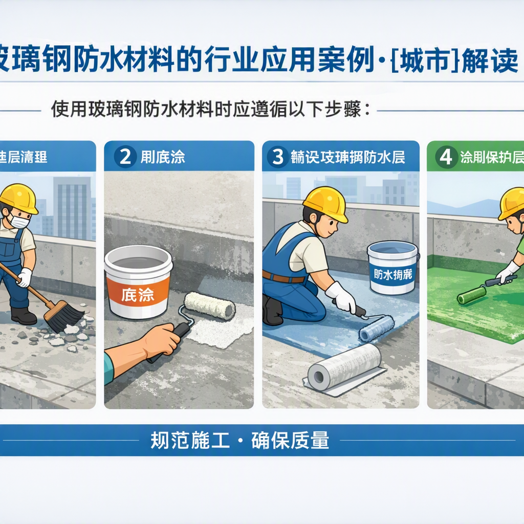 玻璃钢防水材料的行业应用案例，阿拉尔解读